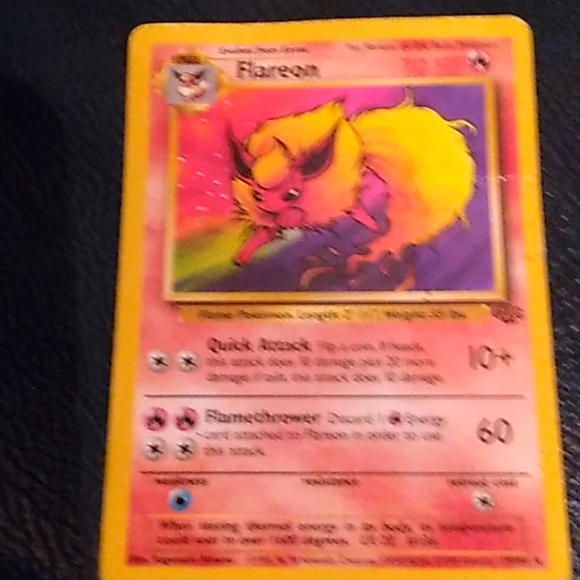 1995 flareon pokemon card Pokémon TCG main image 0